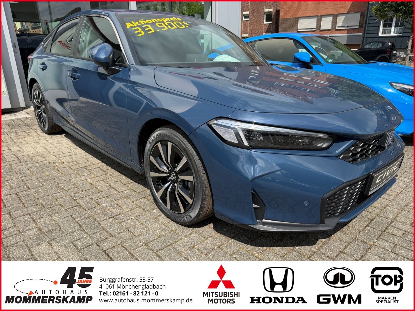 Honda Civic Hybrid e:HEV Elegance+LED+Navi+Keyless+ACC