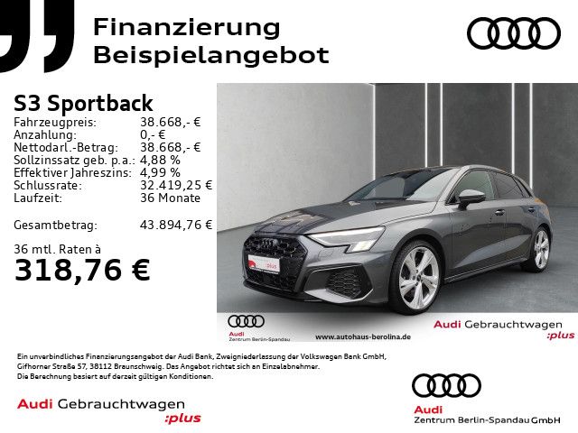 S3 Sportback *MATRIX*B&O*NAV+*ACC*Opt.-Schwarz+*