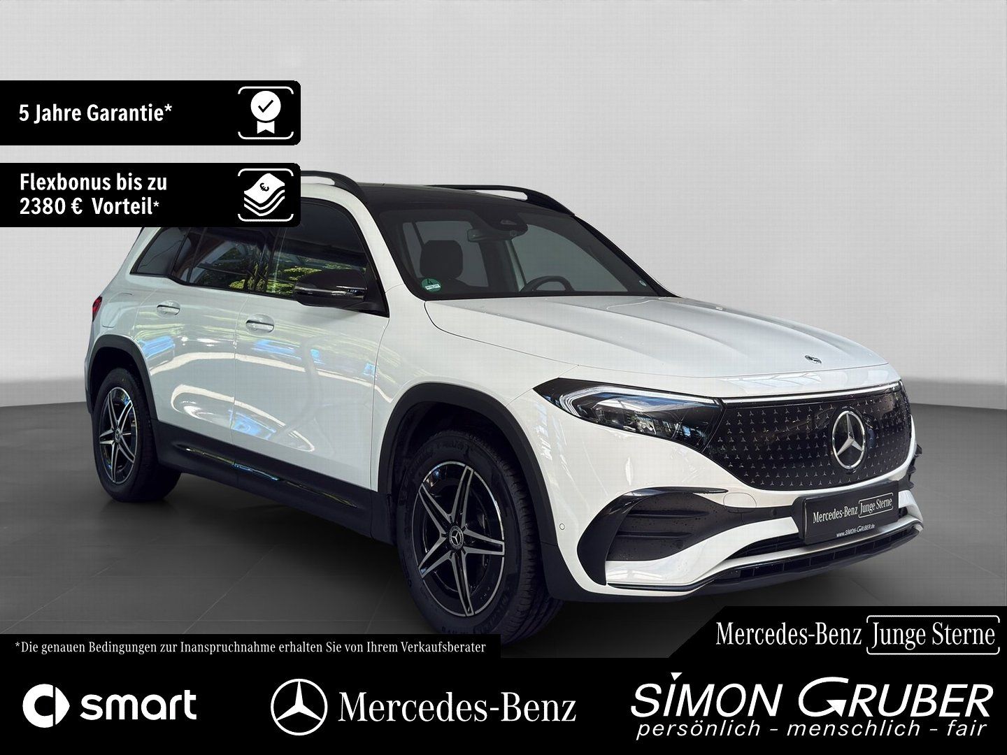 Fahrzeugabbildung Mercedes-Benz EQB 300 4M AMG Pano Fahrassist 7Sitze Mod 2026