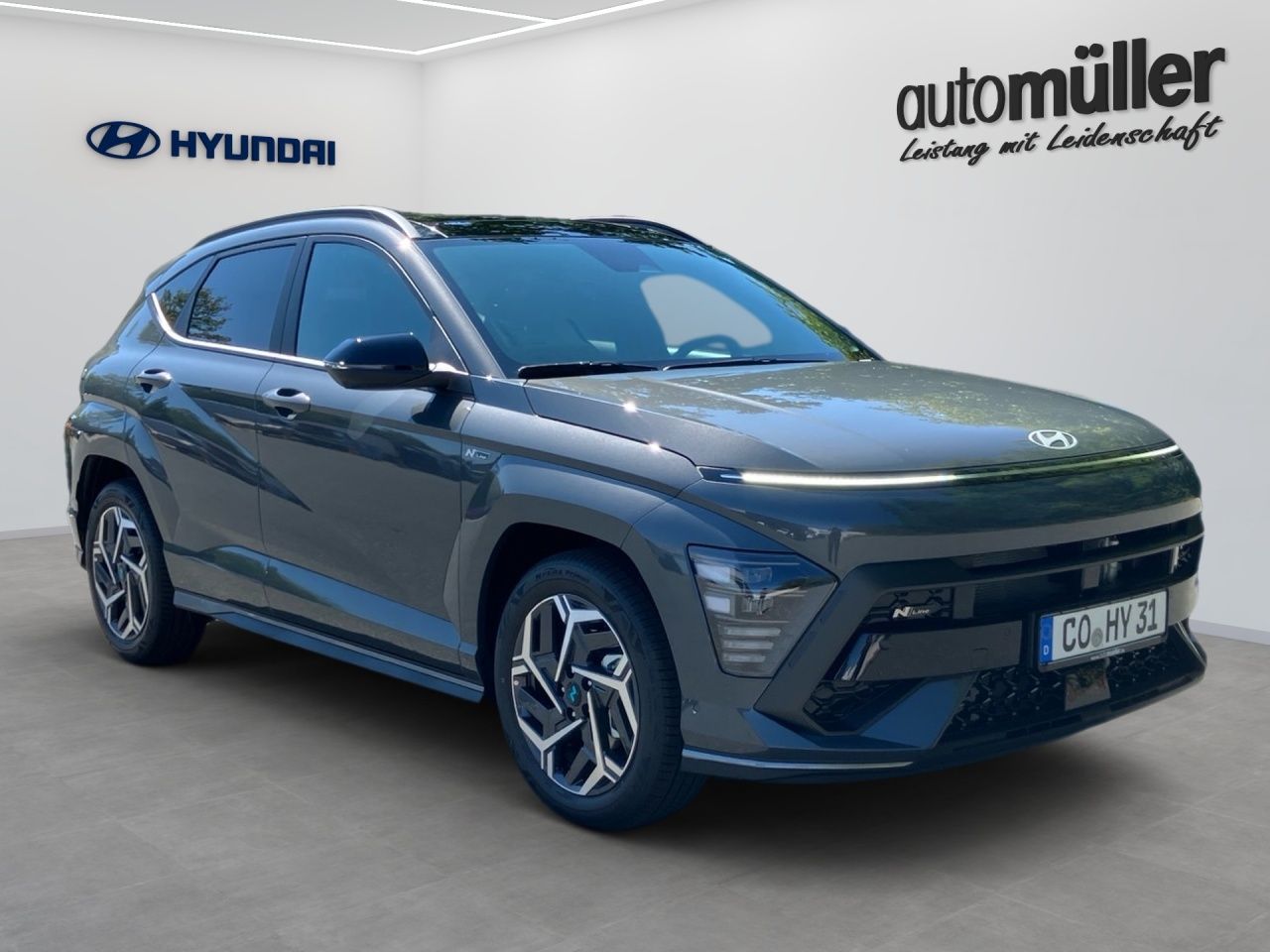 Fahrzeugabbildung Hyundai KONA N-LINE ACC AUT Akustikglas DynLicht Kam. LM