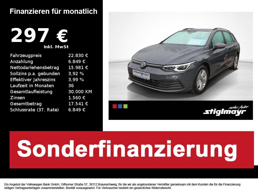Volkswagen Golf VIII Variant Life 1.5 eTSI DSG ACC+LED+NAVI