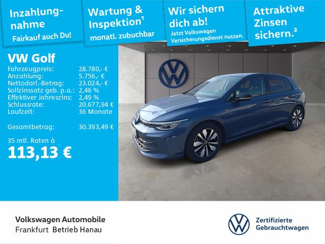 Volkswagen Golf VIII 1.5 eTSI DSG Goal Navi IQ.Light ACC DA