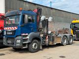 MAN TGS 28.480 6x4 Abrollkipper Kran Greifer 4,63 T