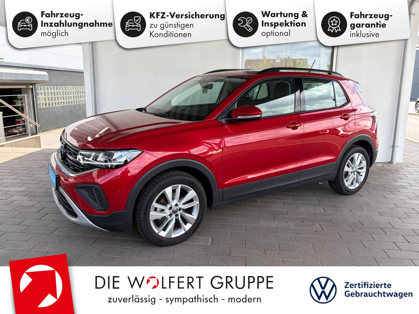 Volkswagen T-Cross Life 1.0 TSI NAVI LED ACC CARPLAY PDC