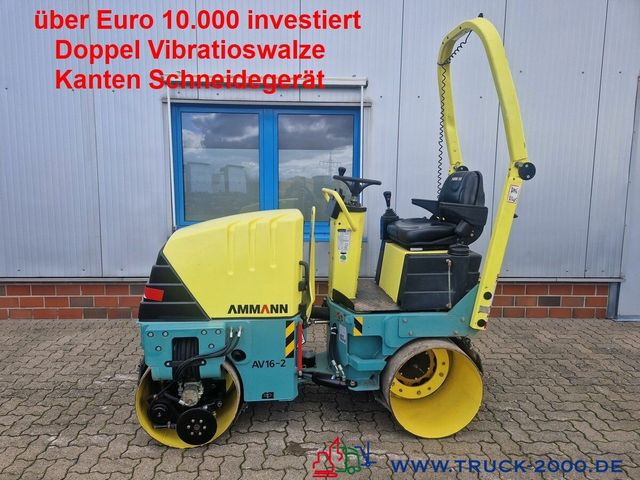 Ammann AV 16-2 Tandem Vibrationswalze Kanten Schneider