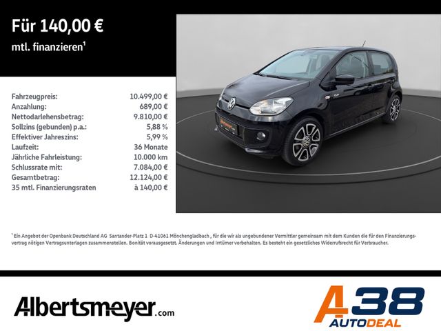 VW up! 1.0 cup up! +PANORAMA+4-TÜRER+KLIMA+LM+TEMPO