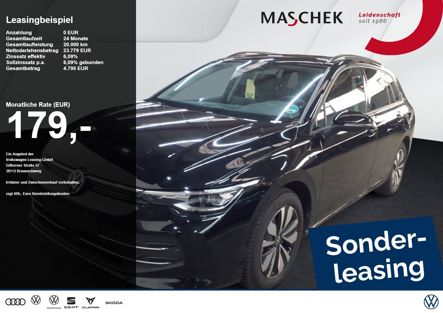 Volkswagen Golf Variant Goal *Sonderleasing* 1.5 TSI Navi A