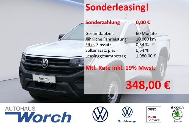 Volkswagen Amarok DC 2.0 TDI 4MOTION AHK+SHZ+KLIMA+LED+