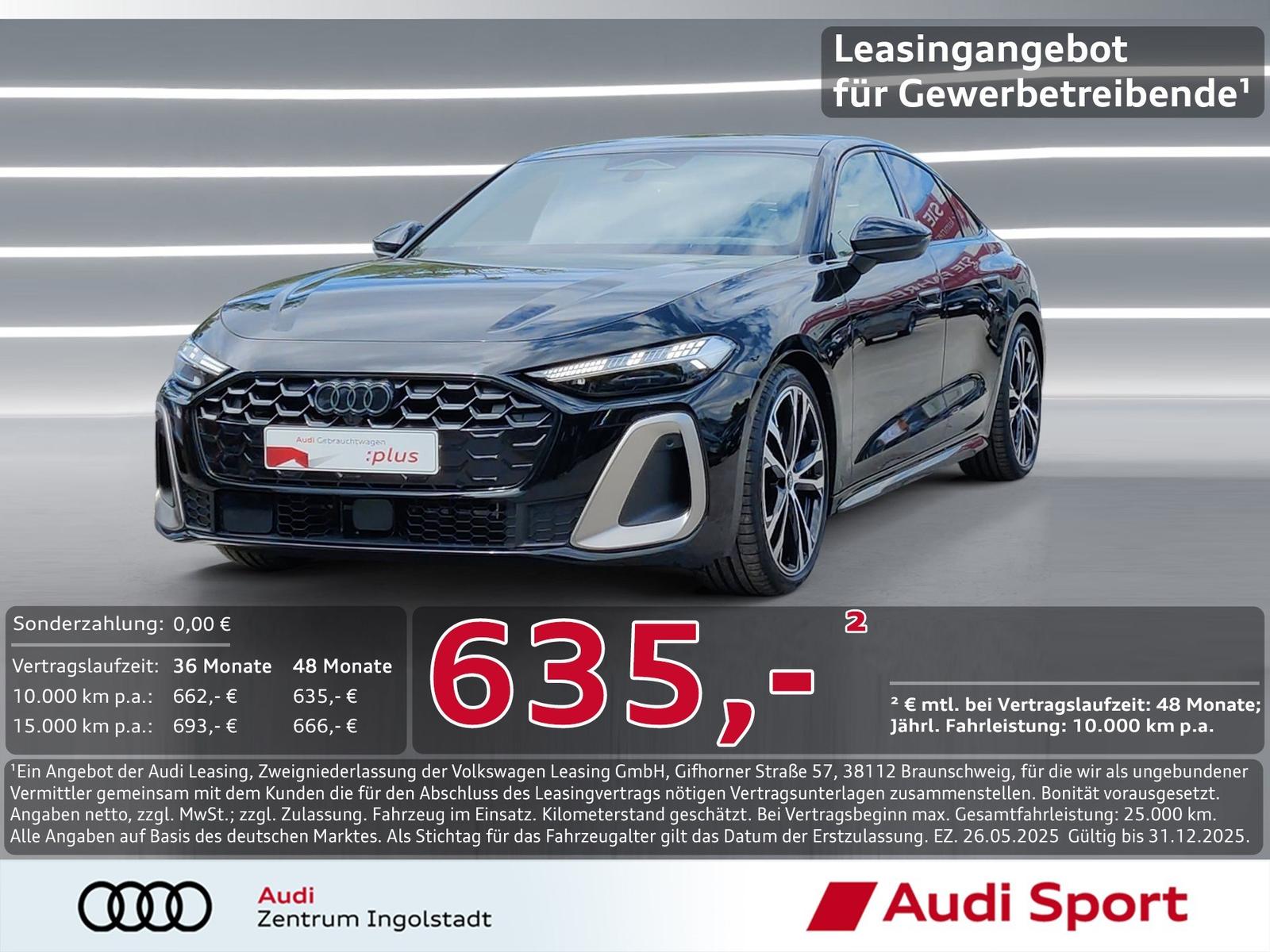 Audi A5 Limousine e-hybrid qu S line edition one Pano