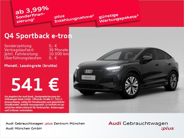 Audi Q4 Sportback 45 e-tron S line AHK/Virtual/PDC+