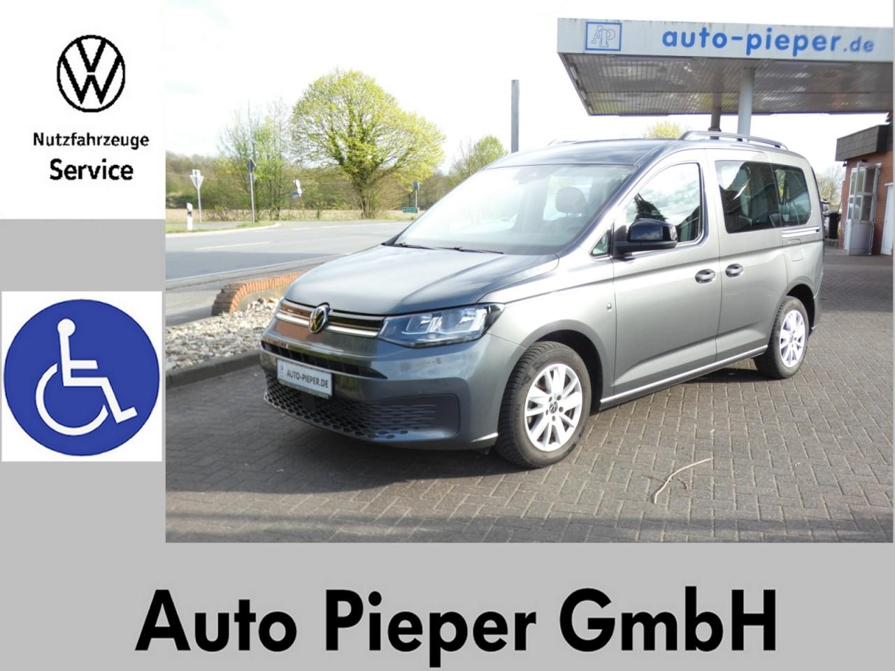 Volkswagen Caddy LIFE Rollstuhlrampe AMF Bruns Navi APP ACC