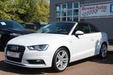Audi A3 Cabriolet S line Sportpaket/NAVI/ALCANTARA/18 - Audi A3: Weiß, Cabrio