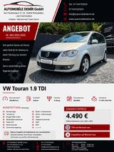 Volkswagen Touran Trendline 1.9TDI /6 GANG/KLIMA/ALU/2.HAND - Volkswagen Touran: 1.9