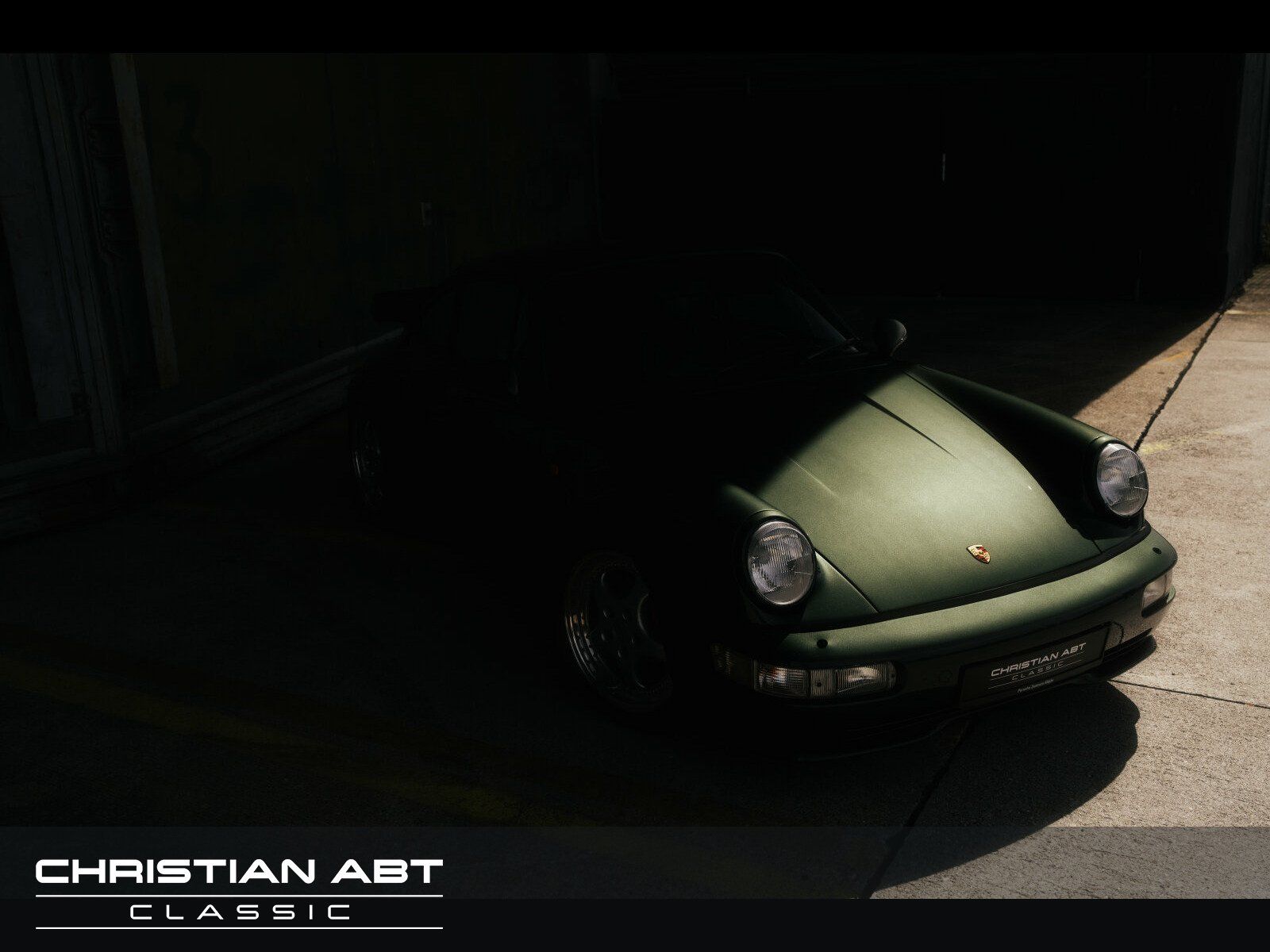 Fahrzeugabbildung Porsche 964 Turbo oak green metallic * perfekter Zustand