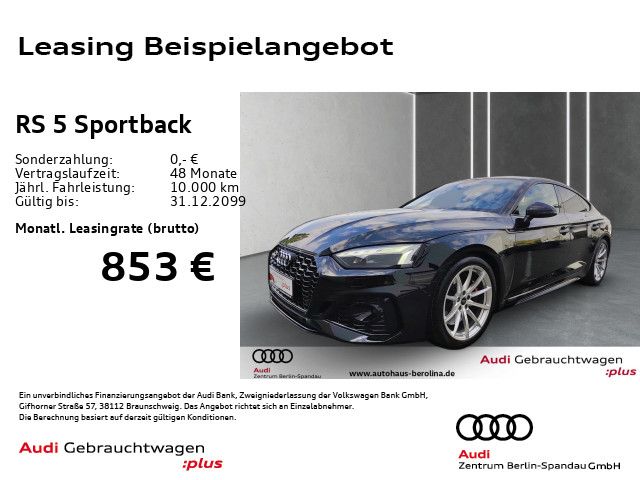 Audi RS 5 Sportback tiptr. *NAV+*B&O*ACC*R-CAM*
