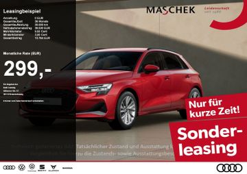 Audi Leasingangebot: Audi A3 Sportback 40 TFSI e S tronic AHK S-Spoiler AC