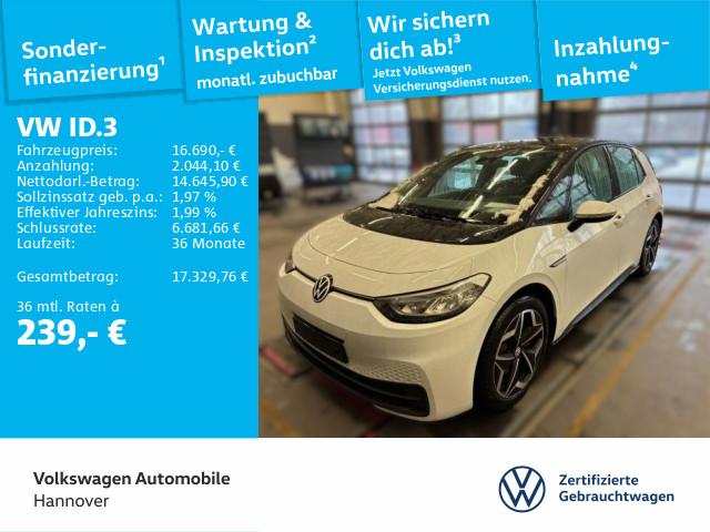 Volkswagen ID.3 Pure Performance Navi LED PDC WP DAB+