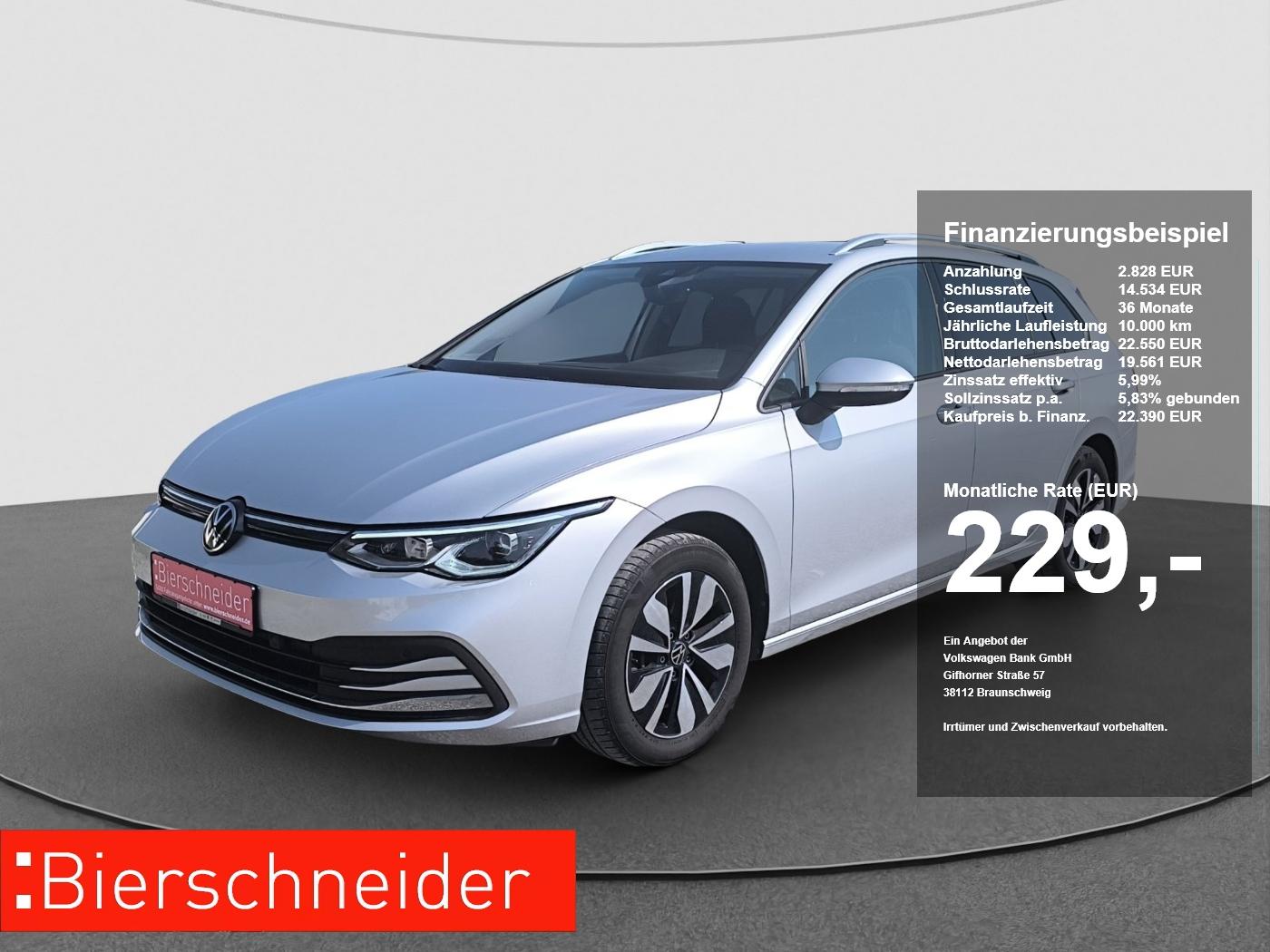 Volkswagen Golf VIII Var. 2.0 TDI Move NAVI ACC VOLL-LED PD, миниатюра 19