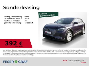 Audi Leasingangebot: Audi Q4 e-tron 45 ACC AHK Navi RüKa Sitzh. Sportsitze
