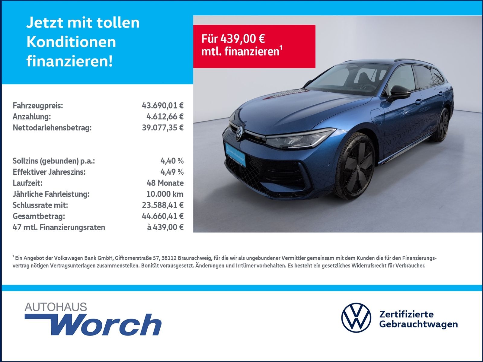 Passat Variant 1.5 TSI eHybrid R-Line AHK+MATRIX