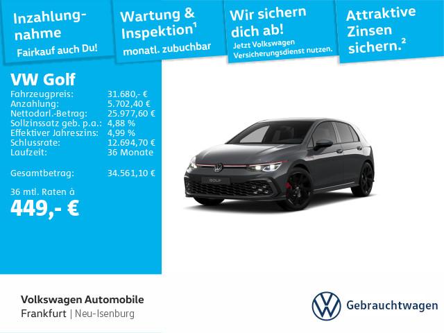 Volkswagen Golf VIII 2.0 TSI DSG GTI DAB+ IQLight LED-Matri