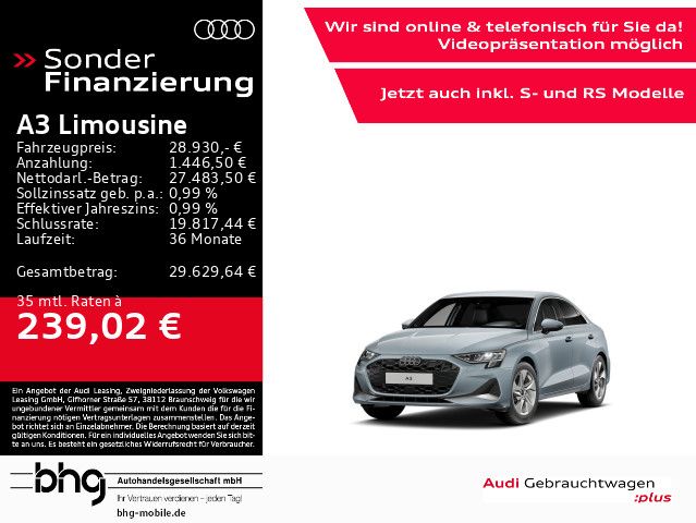 Audi A3 Limousine 35 TFSI advanced 35 TFSI advanced