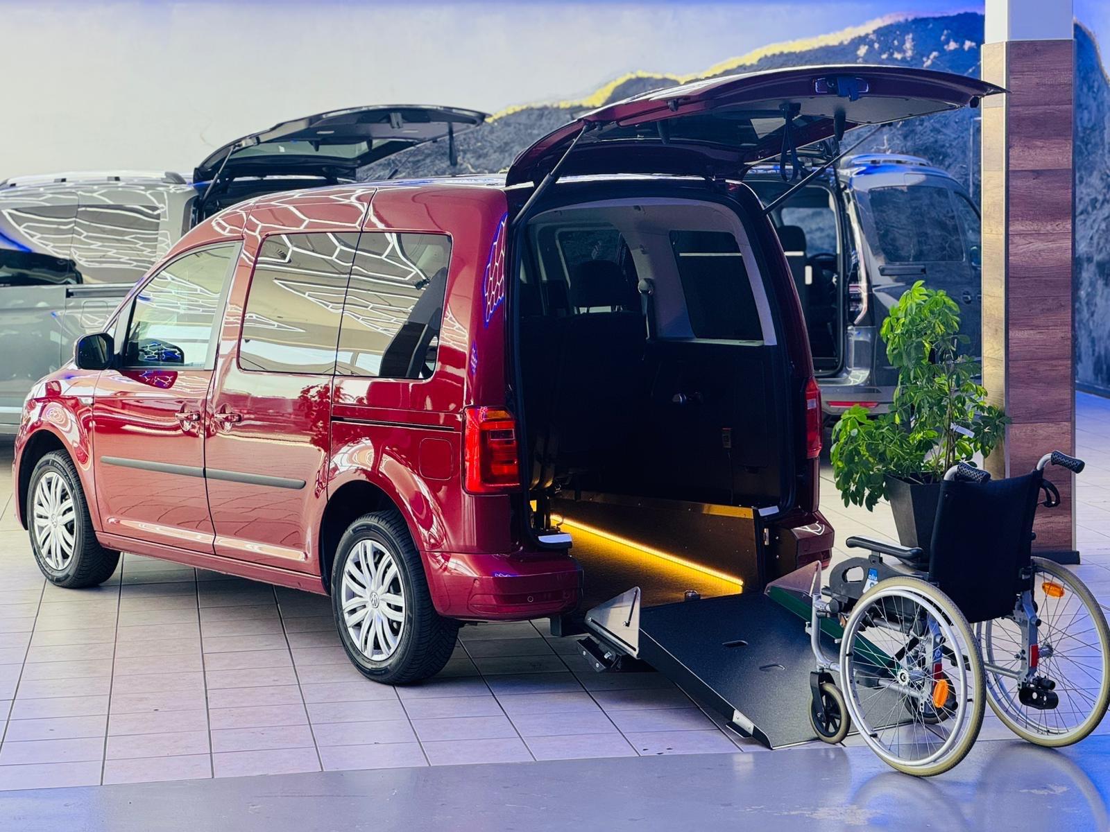 Volkswagen Caddy Behindertengerecht-Rampe