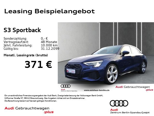 Audi S3 Sportback *MATRIX*B&O*Opt.-Schwarz+*NAV+*