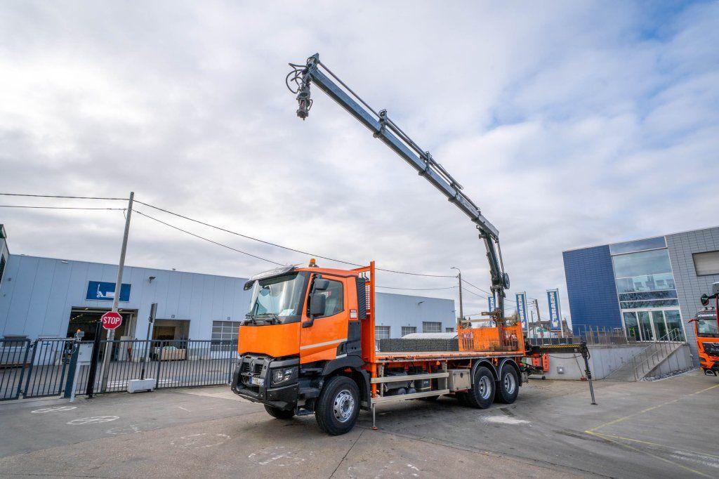 Renault C 430 DXI-6X4+ HIAB 18T/m / 3 EXT