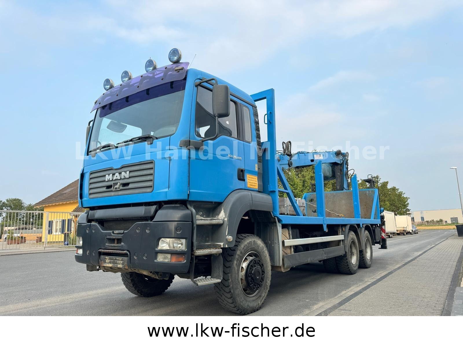 MAN TGA 26.410*Allrad 6x6*Kran*Schaufel*Dt. Fzg
