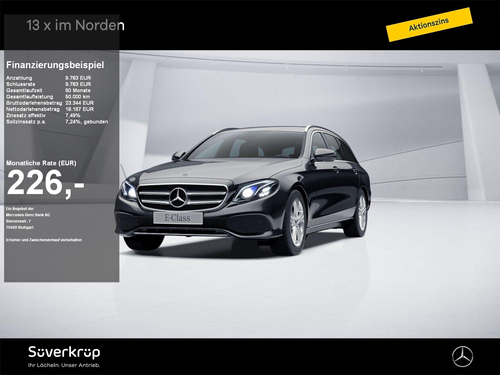 Mercedes-Benz E 200 T AVANTGARDE MULTI KAMERA SPUR PDC SHZ