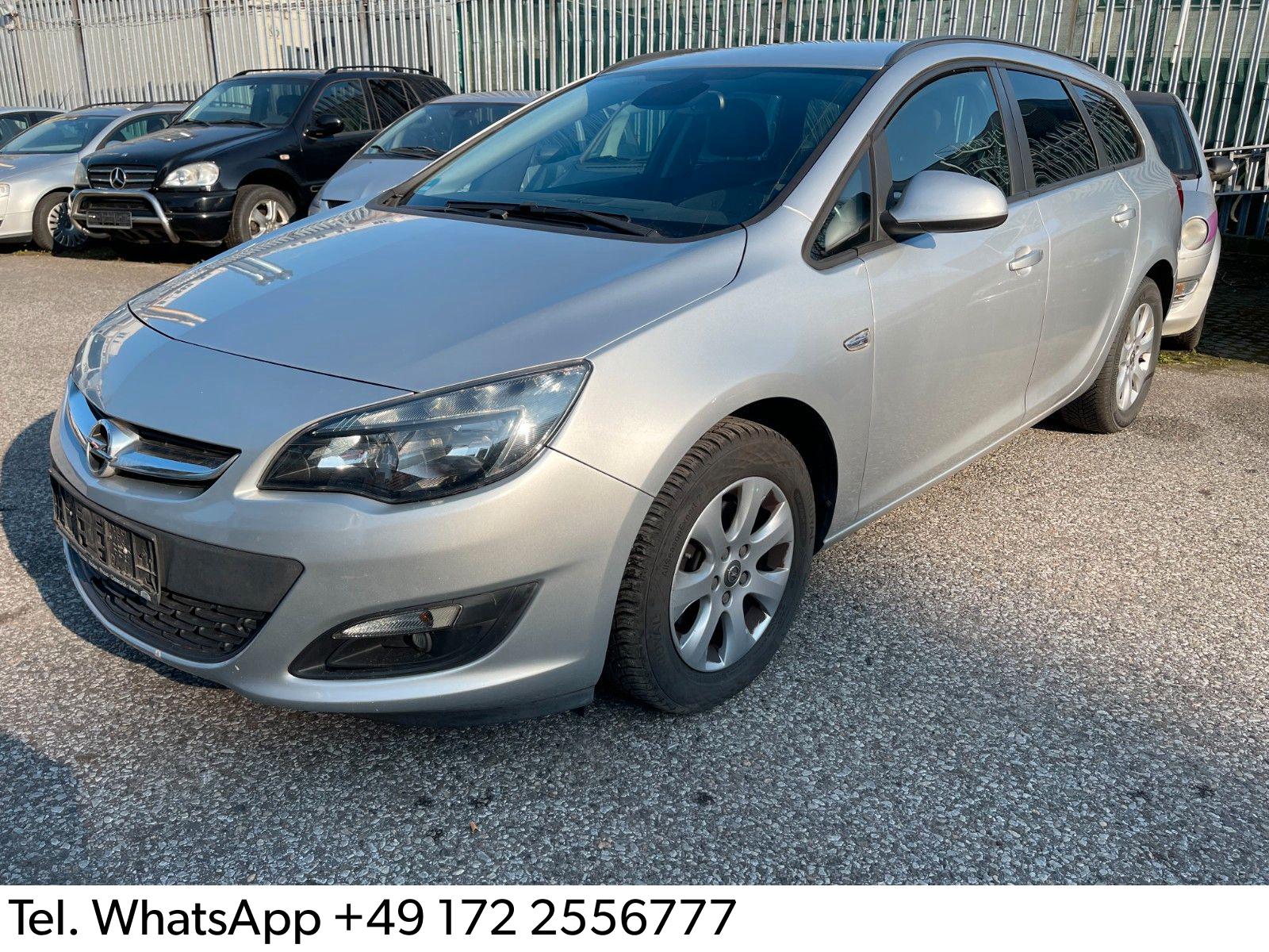 Opel Astra 2015 — engine 1.598 cm³, 110 HP (81kW)