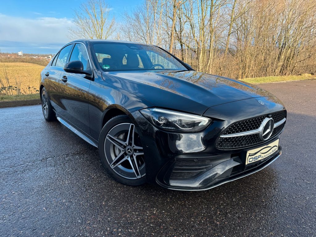 Mercedes-Benz C 200 C 300 Lim. 9G AMG Line,LED,AHK,R.Kam,Spur,1.Hand