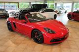 Porsche 718 Boxster GTS *Deutsch+Scheckheft* - Porsche Boxster: Rot, Leder