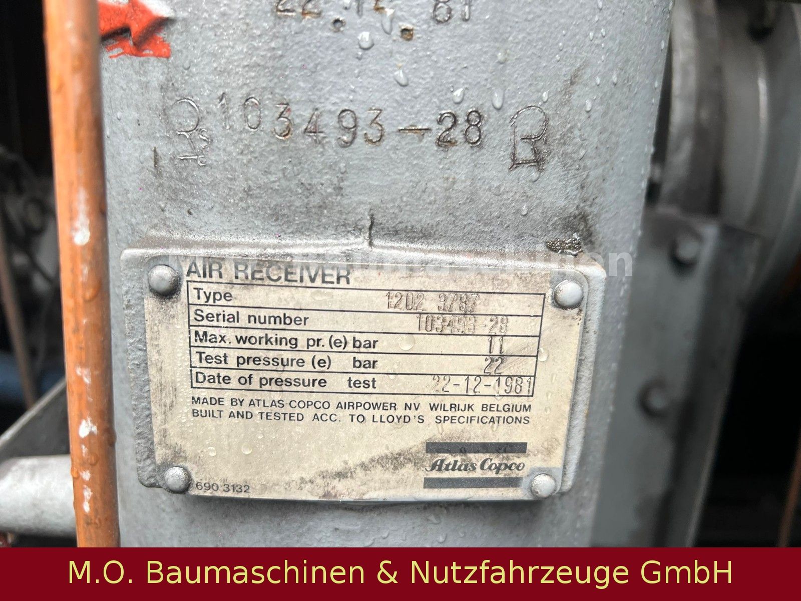 Fahrzeugabbildung Atlas Copco GA 408 Pack / Kompressor / 8 Bar / 2925 1/min