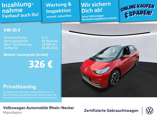VW ID.3 Pro Performance 150kW Navi Kamera LED uvm