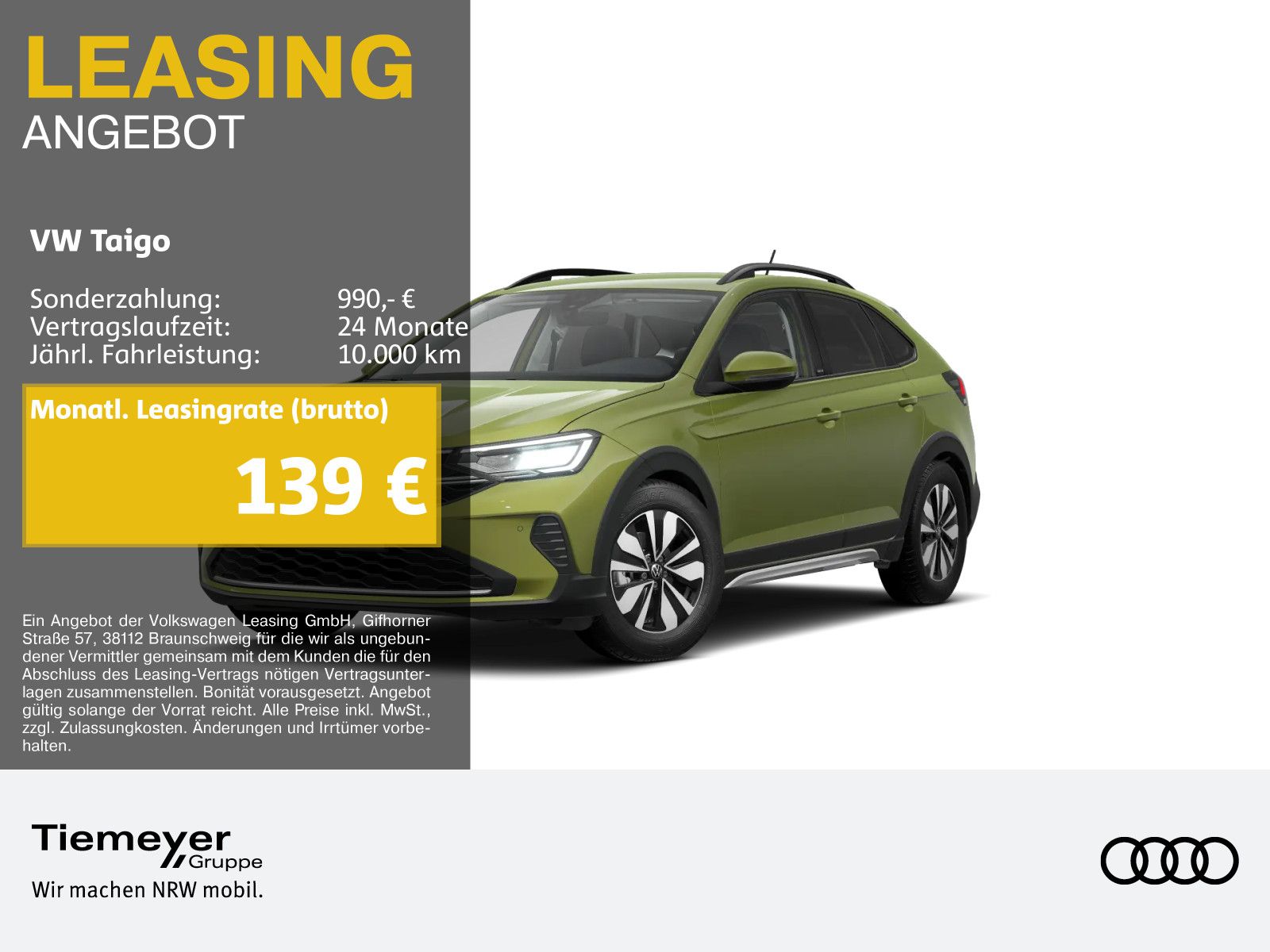 Volkswagen Taigo 1.0 TSI MOVE KAMERA LED ASSIST APP-CON