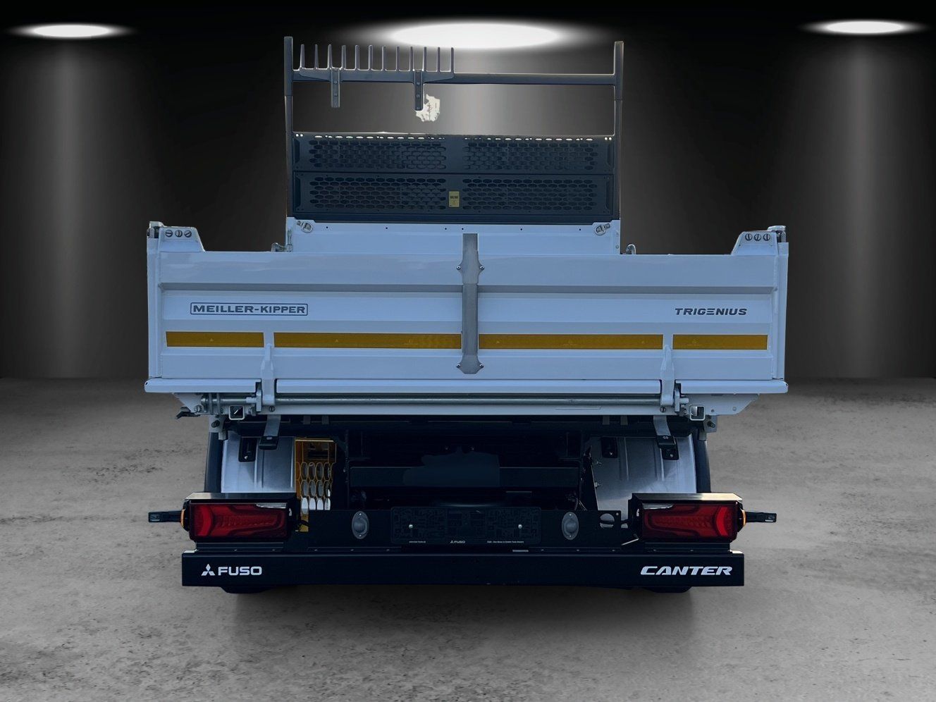 Fahrzeugabbildung Andere 7C18M eCanter Meiller Trigenius 3-Seiten mit Box