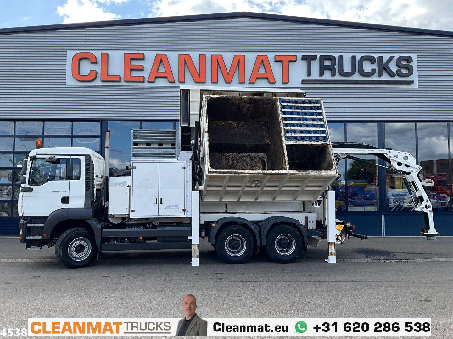 MAN TGA 33.440 6x4 MTS Dino 8m³ Saugbagger Just 173.