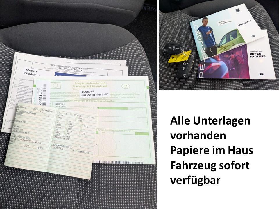 Peugeot Partner L2H1/XL Automatik HDi 2x*Schiebetür LED