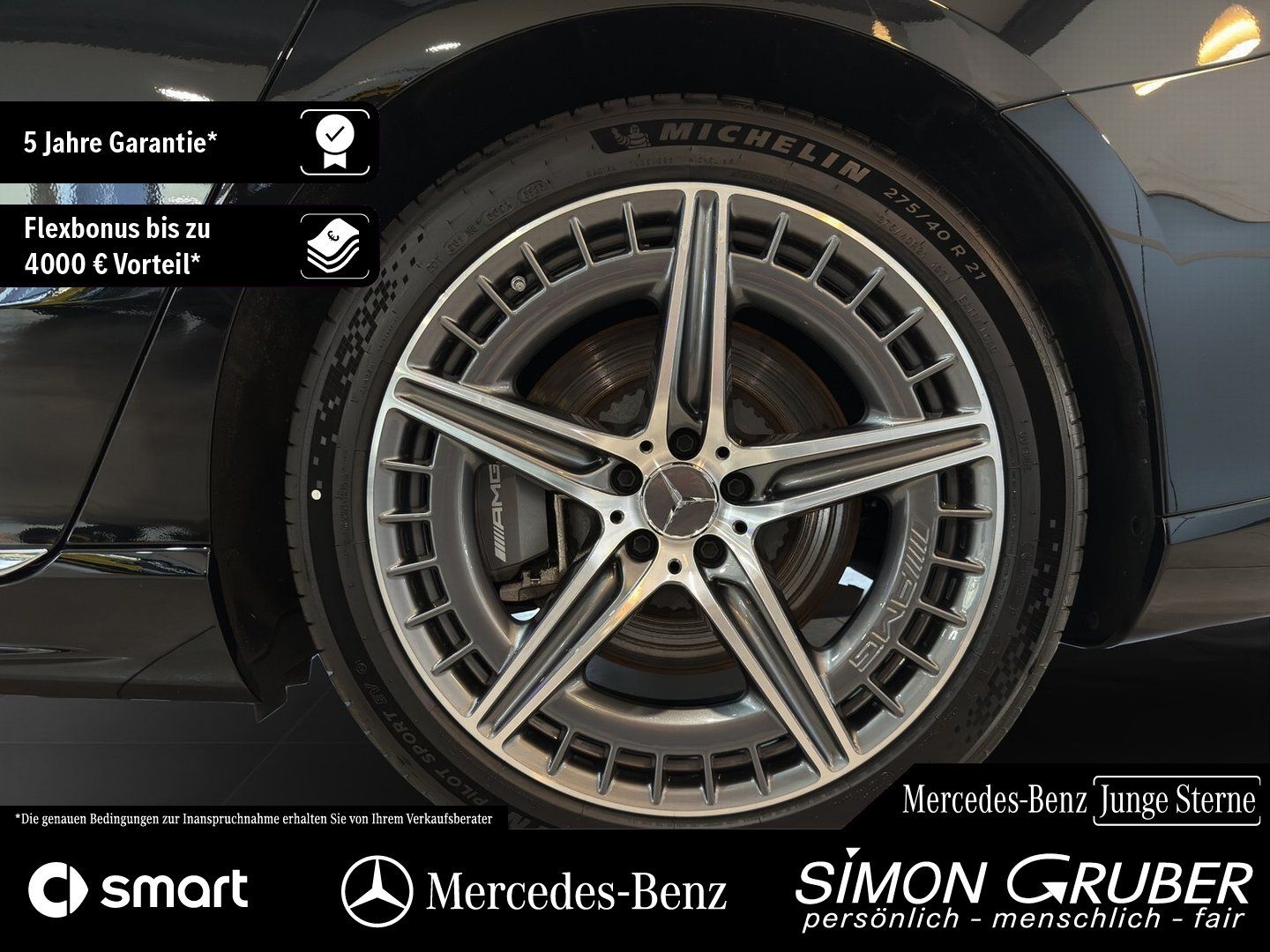 Fahrzeugabbildung Mercedes-Benz EQS 53 4M+ AMG Guard360 TV HUD 4*Massage