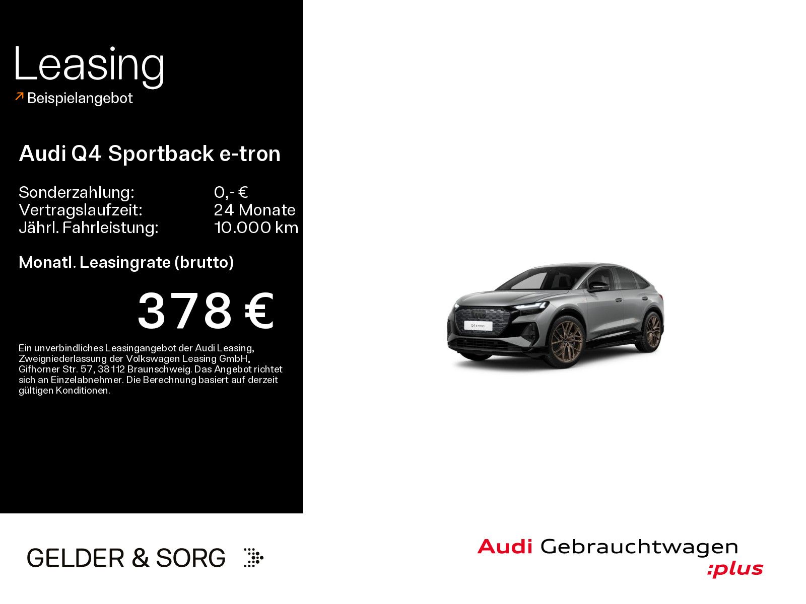 Audi Q4 Sportback 50 e-tron qu. S line 483km/WLTP*RFK