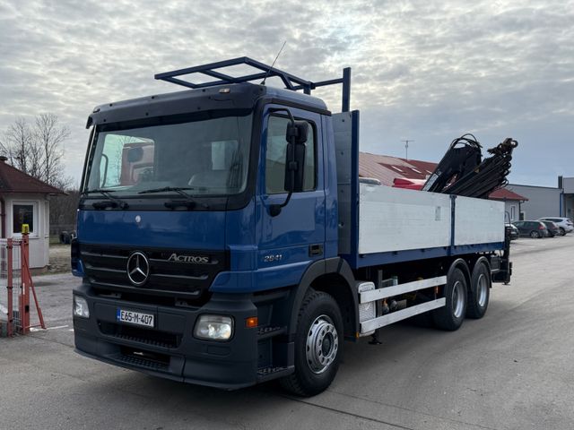 Mercedes-Benz Actros 2641 / 6x4 full steel / Hiab 122D-4 CL