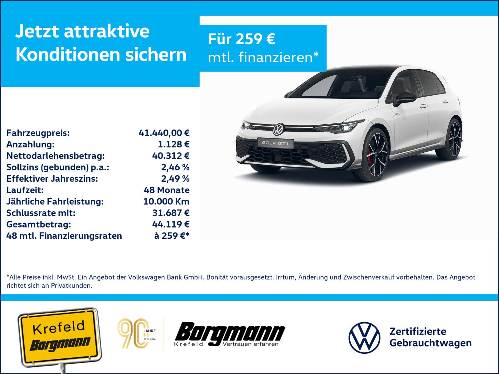 Volkswagen Golf VIII 2.0 TSI GTI AHK 360° MATRIX-LED PANO foto 1
