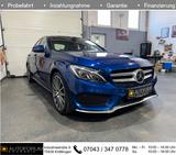 Mercedes-Benz C 250 AMG-LINE *PANO*DESIGNO*360-KAMERA*SHZ*PDC* - blaue Mercedes-Benz C 250