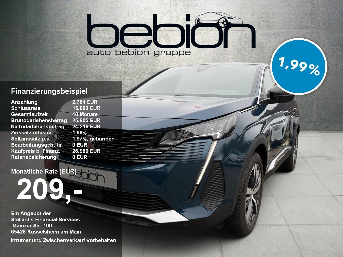 Peugeot 3008 Hybrid 136 e-DSC6 Allure Pack LED Navi PDC