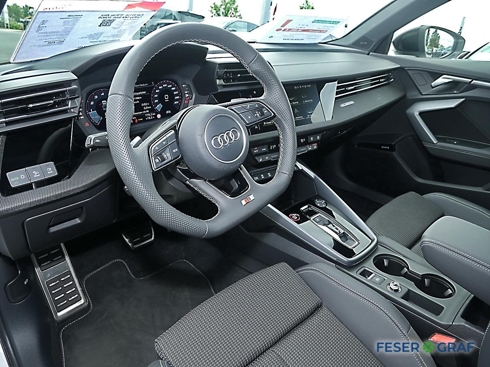 Audi S3 Lim. Akrapovic GRA CarPlay Sitzh. SONOS 18", миниатюра 6