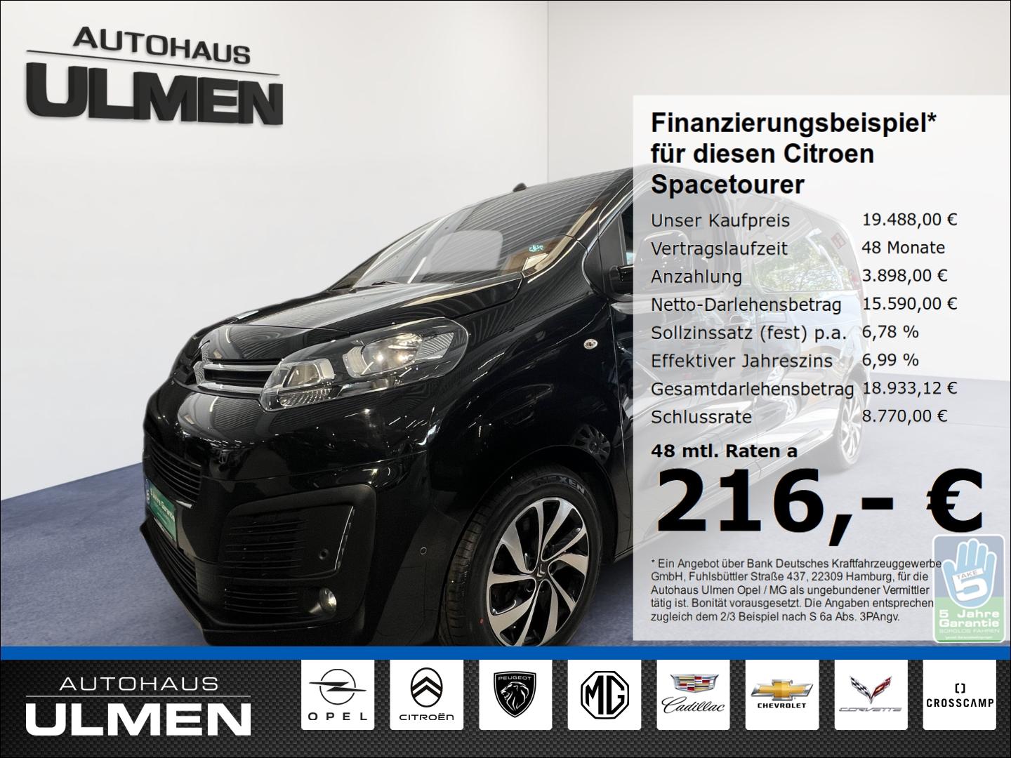 Citroën Spacetourer Feel 2.0BlueHDi EU6dT Navi+Totwinkel