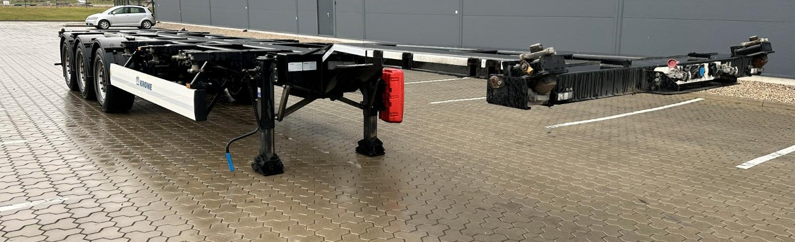 Krone SDC 27 eLTU50 container chassis semi-trailer