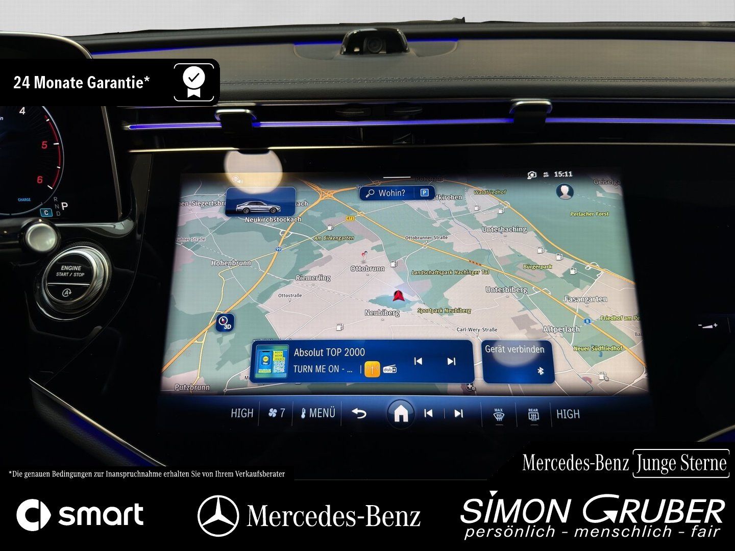 Fahrzeugabbildung Mercedes-Benz E 220 d AMG Night Pano Superscreen Burm 20 Zoll